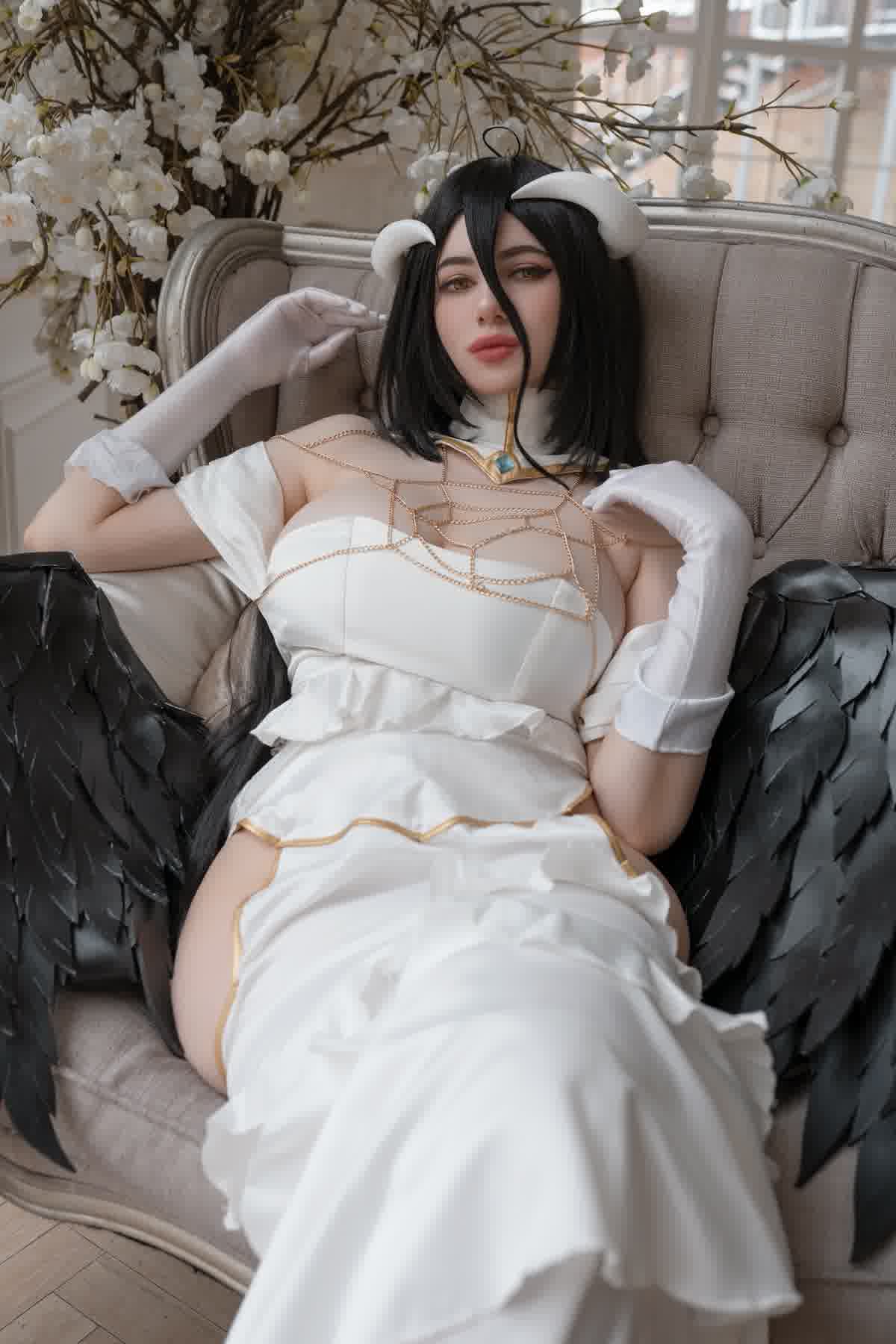 Alina Becker Albedo xxx cosplay image 7