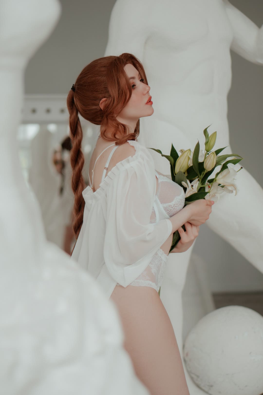 alina becker aerith lingerie cosplay leaked photo