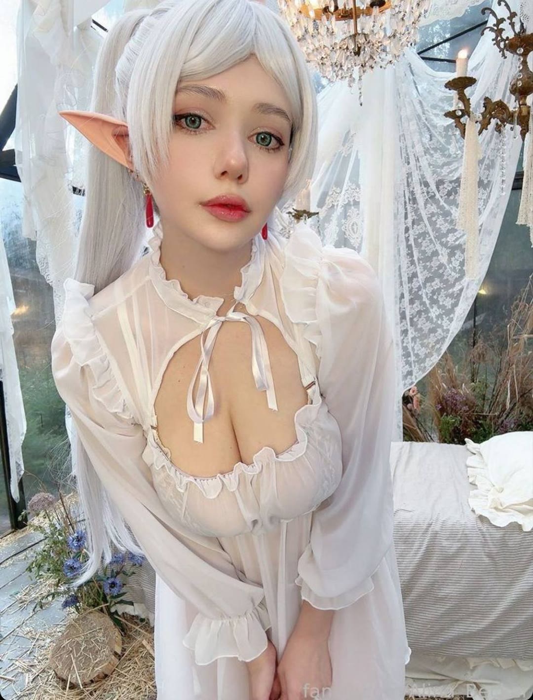 Alina Becker Frieren leaked cosplay studio shoot