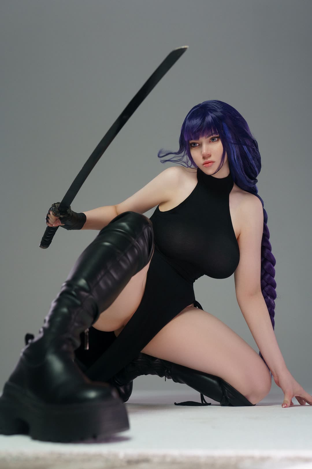Raiden Shogun cosplay sexy anime girl 17