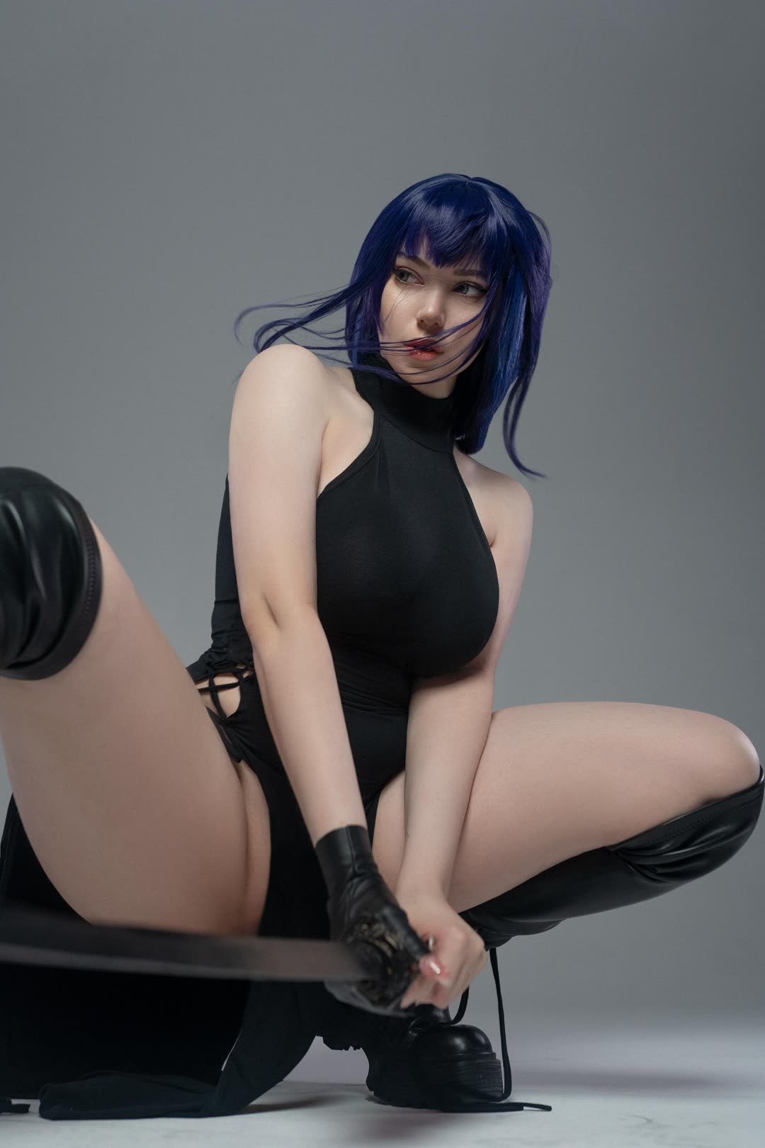 Sexy Raiden Shogun cosplay HD gallery image 20