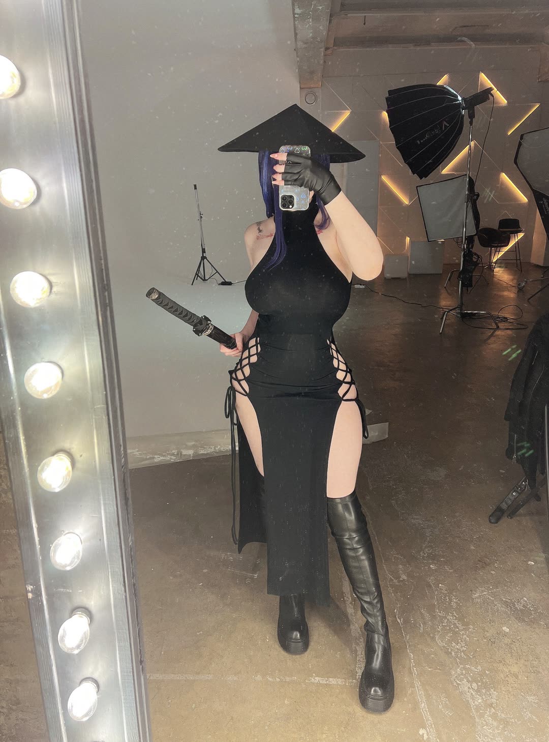 Alina Becker Raiden Shogun cosplay anime girl photo 36