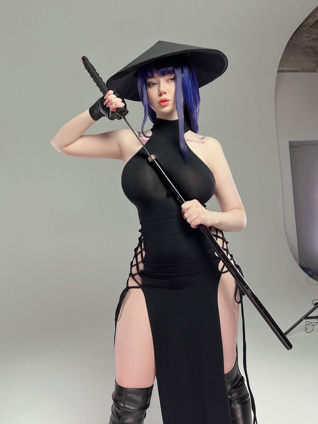 Alina Becker Raiden Shogun cosplay wallpaper gallery 42