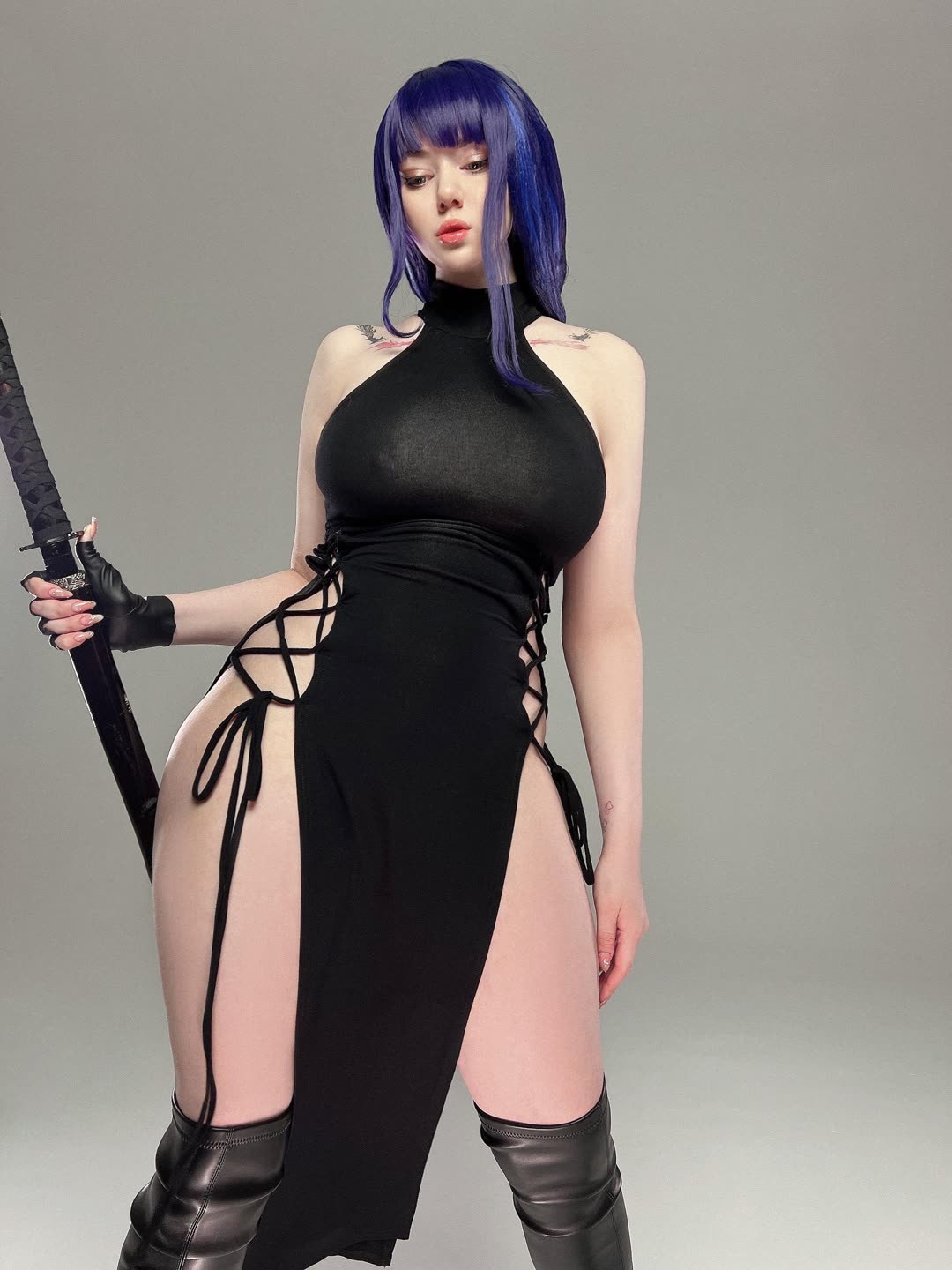 Sexy Raiden Shogun cosplay wallpaper HD 46