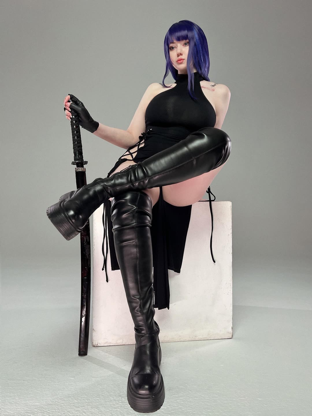 Genshin Impact Raiden Shogun cosplay hot girl 47