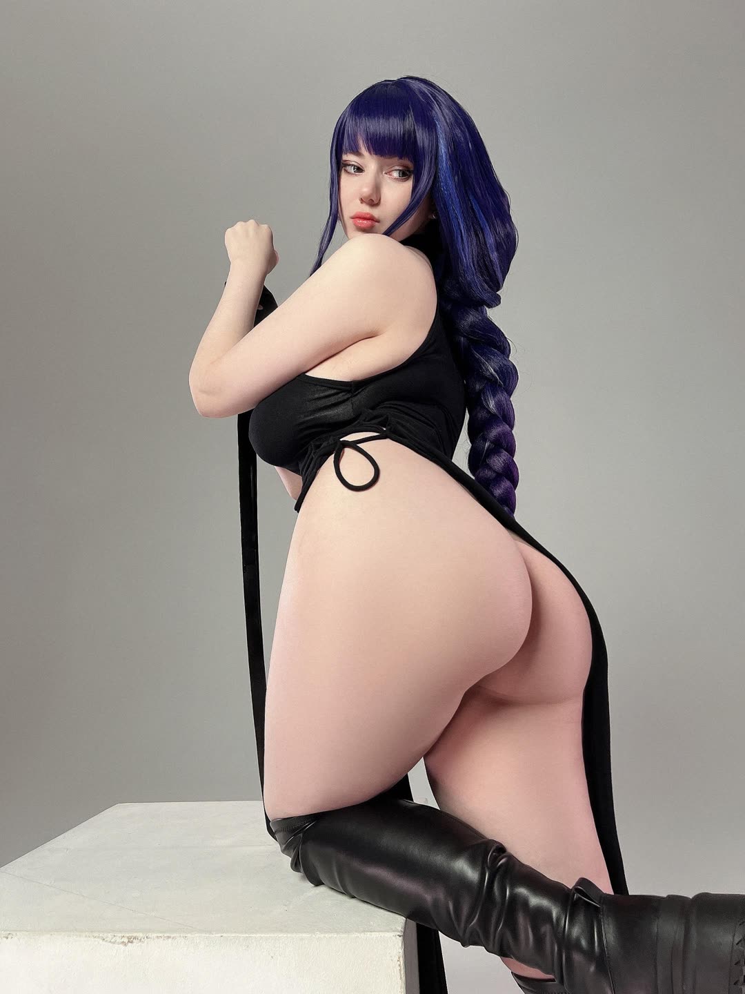 Alina Becker Raiden Shogun cosplay premium wallpaper 54