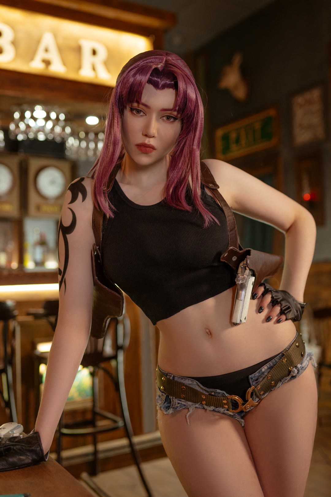 Alina Becker leaked Revy nude cosplay photo 4