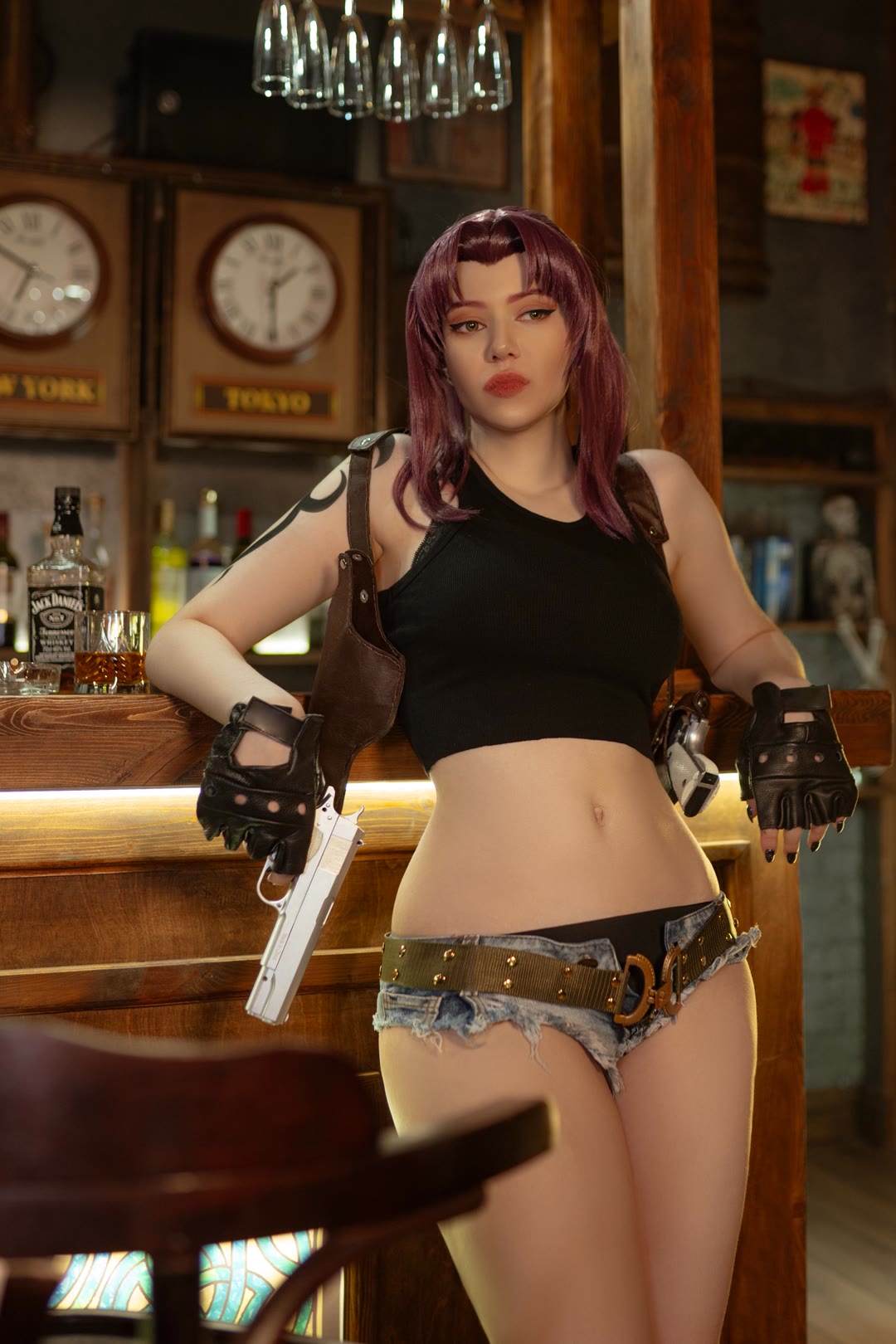 Alina Becker leaked Revy cosplay 9