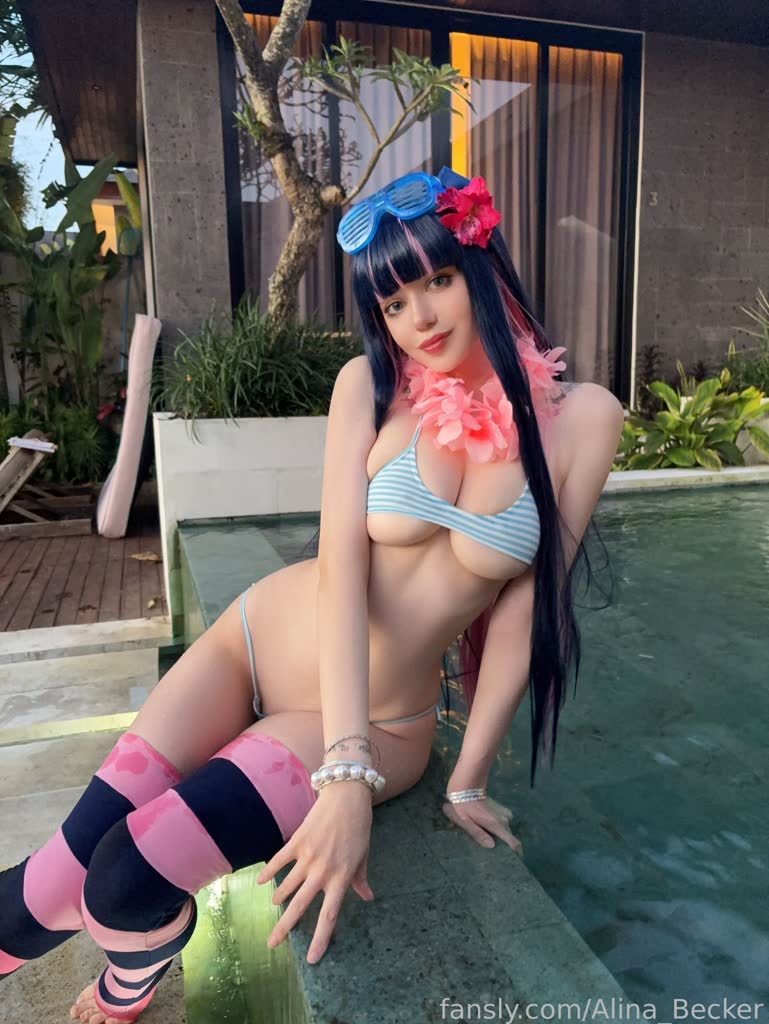 Alina Becker Stocking Anarchy sexy anime cosplay HD photo 1