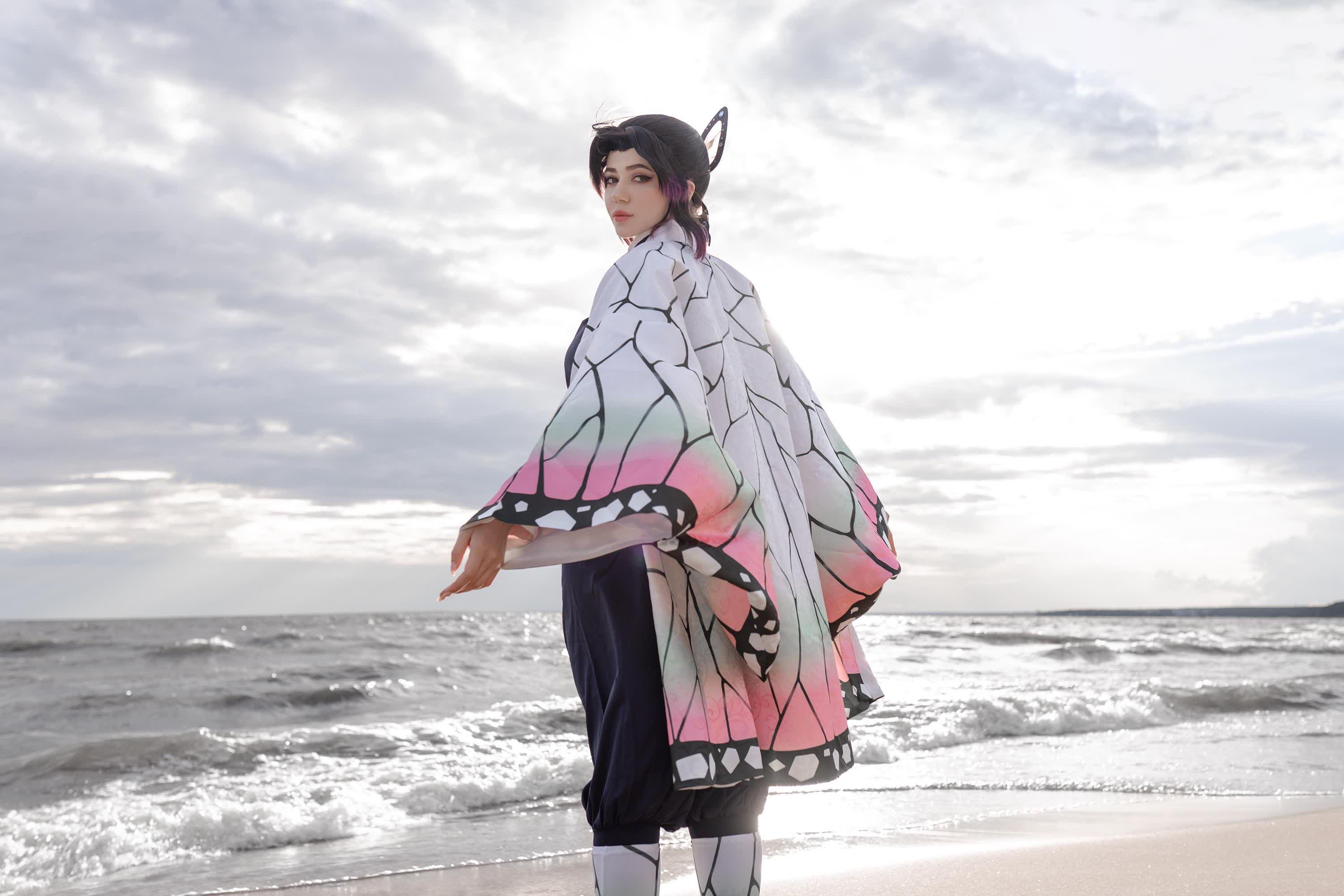 Shinobu Kocho cosplay leaks and nude inspired costume play photo 10 by Alina Becker