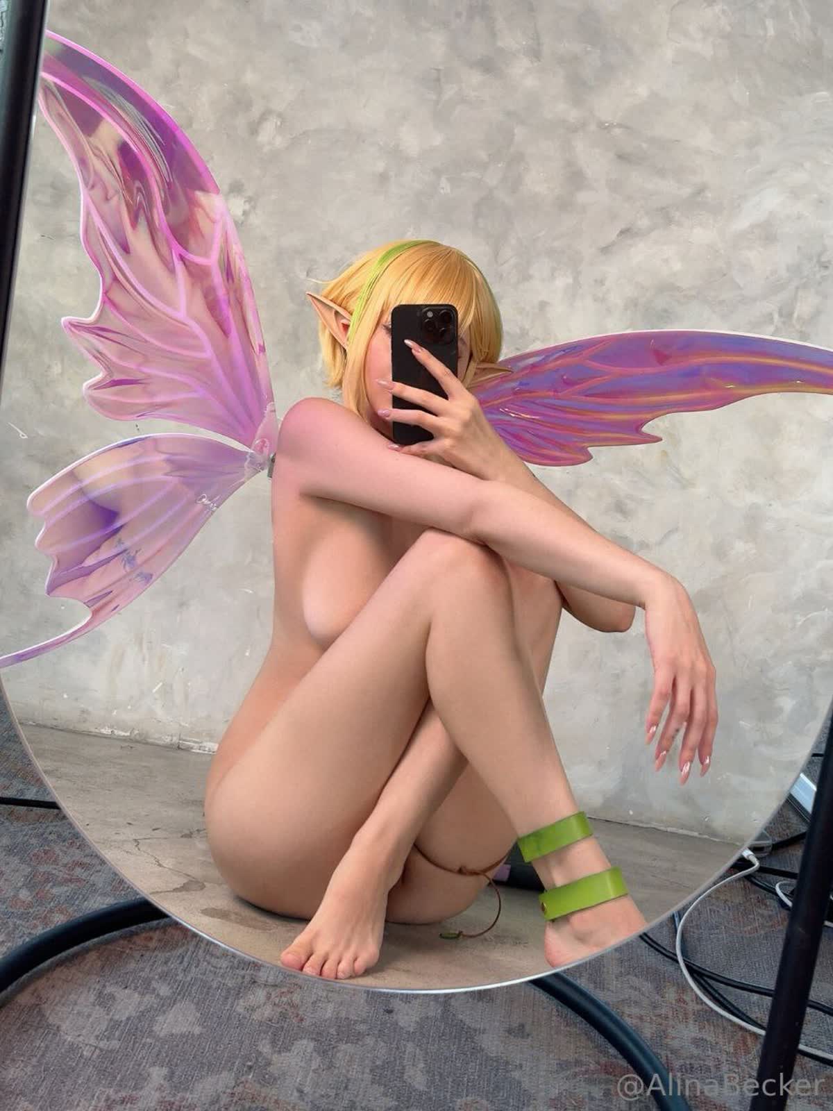 Alina Becker Tinker Bell fairy cosplay studio photo 7