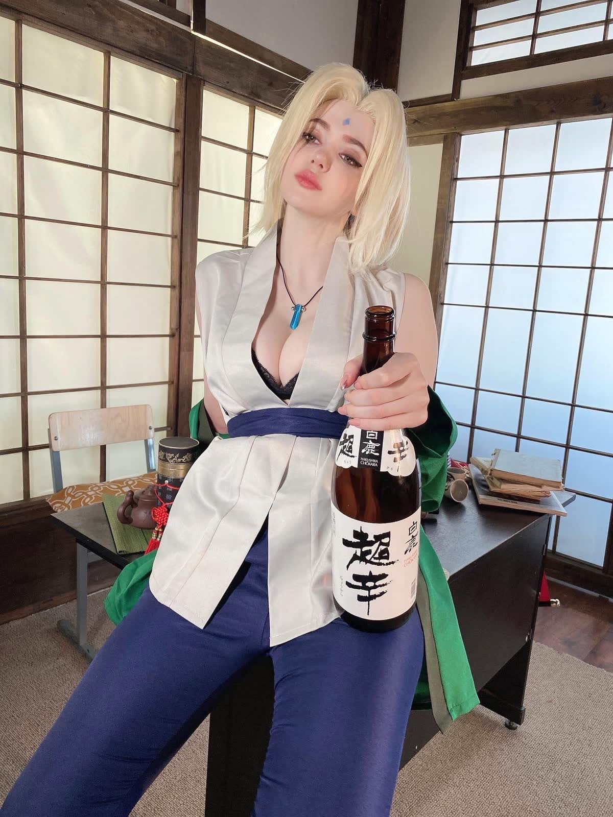 Alina Becker Tsunade cosplay sexy HD wallpaper