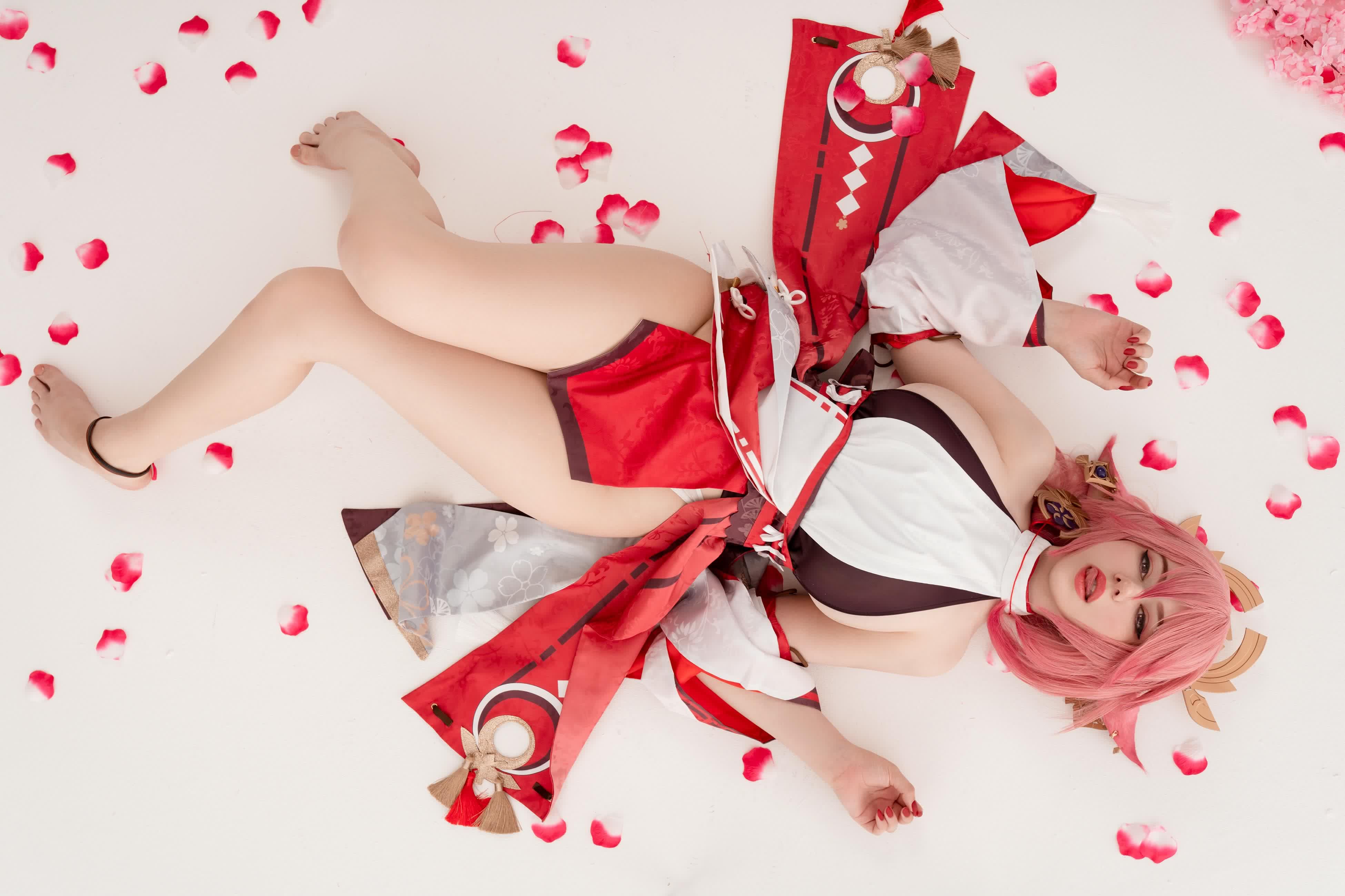 Yae Miko cosplay porn HD 4 by Alina Becker, adult cosplay, costume and cosplay